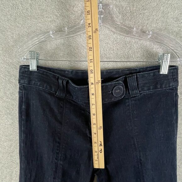 Ann Taylor Loft Women's Original Trousers Size 6 Mid Rise Dark Wash - Picture 9 of 11